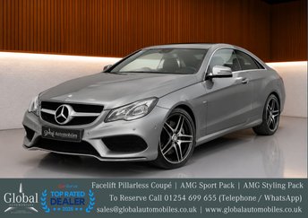 2014 MERCEDES-BENZ E CLASS 2.1 E250 CDI AMG Sport Coupe 2dr Diesel G-Tronic+ Euro 5 (s/s) (204 ps) £7250.00