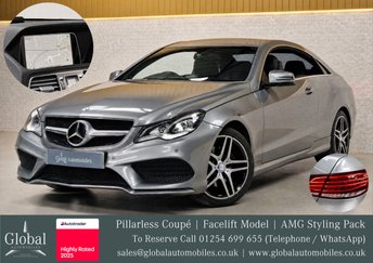 2014 MERCEDES-BENZ E-CLASS 2.1 E250 CDI AMG Sport Coupe 2dr Diesel G-Tronic+ Euro 5 (s/s) (204 ps) &pound;7250.00