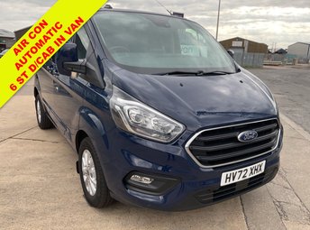 2022 FORD TRANSIT CUSTOM 2.0 300 EcoBlue Limited Crew Van Double Cab 5dr Diesel Auto L1 H1 Euro 6 (130 ps) &pound;17495.00