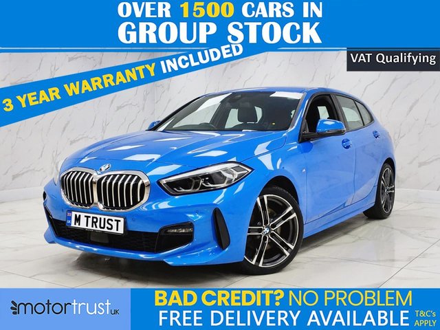 View our BMW 1 Series 1.5 118i M Sport (LCP) Hatchback 5dr Petrol Manual Euro 6 (s/s) (136 ps)