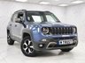 USED 2021 21 JEEP RENEGADE 1.3 GSE T4 11.4kWh Trailhawk SUV 5dr Petrol Plug-in Hybrid Auto 4xe Euro 6 (s/s) (240 ps) 2 KEYS, NAV, REAR CAM, LEATHERTRIM!