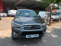 USED 2017 67 TOYOTA HILUX 2.4 D-4D Invincible X Pickup Double Cab 4dr Diesel Auto 4WD Euro 6 (150 ps) - LEATHER + AIR CON EURO 6 - AUTOMATIC - CRUISE