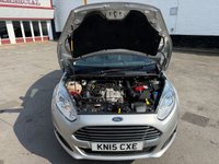 USED 2015 15 FORD FIESTA 1.0T EcoBoost Zetec Hatchback 5dr Petrol Manual Euro 5 (s/s) (100 ps) &pound;20 Road Tax A/C FSH 8 Stamps