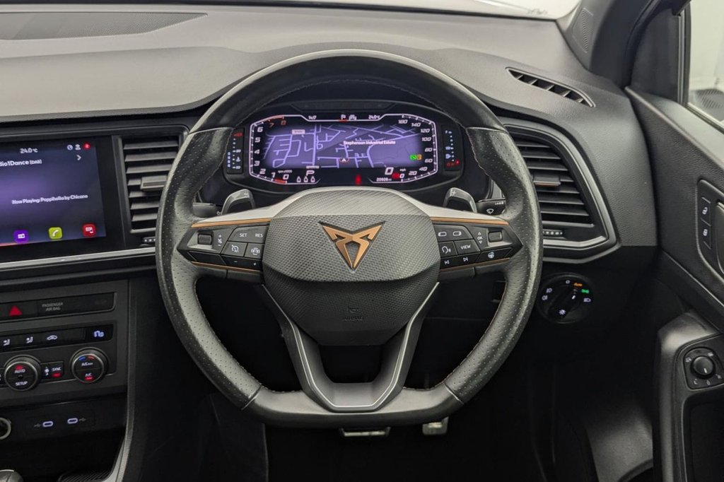 USED 2022 22 CUPRA ATECA 2.0 TSI VZ1 SUV 5dr Petrol DSG 4Drive Euro 6 (s/s) (300 ps) 4x4, Car Play, Sar Nav