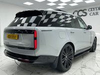 USED 2024 10 LAND ROVER RANGE ROVER 3.0 D350 MHEV SE SUV 5dr Diesel Auto 4WD Euro 6 (s/s) (350 ps) Finished In Hakuba Silver, This Range Rover Comes With Full Dealer History, Meridian Premium Sound System, 24" Alloy Wheels, Sliding Panoramic Roof, Full Leather Interior, 360 Degree Surround And Reverse Camera, Adaptive Air Suspension, Electric Heated Memory Seats, Side Steps, Privacy Glass, Heated Steering Wheel, 2 Keys, 12 Months MOT, 3 Months Warranty. Finance And Extended Warranty Available.