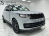 USED 2024 10 LAND ROVER RANGE ROVER 3.0 D350 MHEV SE SUV 5dr Diesel Auto 4WD Euro 6 (s/s) (350 ps) Finished In Hakuba Silver, This Range Rover Comes With Full Dealer History, Meridian Premium Sound System, 24" Alloy Wheels, Sliding Panoramic Roof, Full Leather Interior, 360 Degree Surround And Reverse Camera, Adaptive Air Suspension, Electric Heated Memory Seats, Side Steps, Privacy Glass, Heated Steering Wheel, 2 Keys, 12 Months MOT, 3 Months Warranty. Finance And Extended Warranty Available.