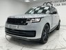 USED 2024 10 LAND ROVER RANGE ROVER 3.0 D350 MHEV SE SUV 5dr Diesel Auto 4WD Euro 6 (s/s) (350 ps) Finished In Hakuba Silver, This Range Rover Comes With Full Dealer History, Meridian Premium Sound System, 24" Alloy Wheels, Sliding Panoramic Roof, Full Leather Interior, 360 Degree Surround And Reverse Camera, Adaptive Air Suspension, Electric Heated Memory Seats, Side Steps, Privacy Glass, Heated Steering Wheel, 2 Keys, 12 Months MOT, 3 Months Warranty. Finance And Extended Warranty Available.