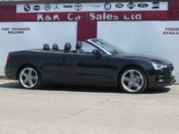 USED 2014 14 AUDI A5 CABRIOLET 2.0 TDI S line Special Edition Convertible 2dr Diesel Multitronic Euro 5 (s/s) (177 ps) 