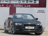 USED 2014 14 AUDI A5 CABRIOLET 2.0 TDI S line Special Edition Convertible 2dr Diesel Multitronic Euro 5 (s/s) (177 ps) 