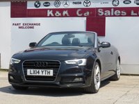 USED 2014 14 AUDI A5 CABRIOLET 2.0 TDI S line Special Edition Convertible 2dr Diesel Multitronic Euro 5 (s/s) (177 ps) 