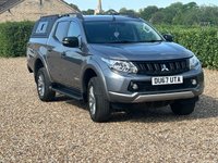USED 2017 67 MITSUBISHI L200 2.4 DI-D DC Warrior Pickup Double Cab 4dr Diesel Auto 4WD Euro 6 (178 ps) 96621 miles no vat to pay
