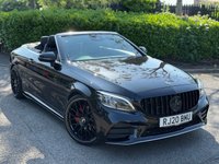 USED 2020 20 MERCEDES-BENZ C-CLASS 1.5 C200 MHEV AMG Line (Premium) Cabriolet 2dr Petrol G-Tronic+ Euro 6 (s/s) (198 ps) ULEX+CARPLAY+FINANCE+STUNNING+AUTO