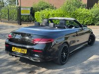 USED 2020 20 MERCEDES-BENZ C-CLASS 1.5 C200 MHEV AMG Line (Premium) Cabriolet 2dr Petrol G-Tronic+ Euro 6 (s/s) (198 ps) ULEX+CARPLAY+FINANCE+STUNNING+AUTO