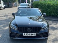 USED 2020 20 MERCEDES-BENZ C-CLASS 1.5 C200 MHEV AMG Line (Premium) Cabriolet 2dr Petrol G-Tronic+ Euro 6 (s/s) (198 ps) ULEX+CARPLAY+FINANCE+STUNNING+AUTO