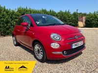 USED 2016 65 FIAT 500 0.9 TwinAir Lounge Hatchback 3dr Petrol Manual Euro 6 (s/s) (105 ps) Sat nav. Sunroof. Ulez