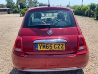 USED 2016 65 FIAT 500 0.9 TwinAir Lounge Hatchback 3dr Petrol Manual Euro 6 (s/s) (105 ps) Sat nav. Sunroof. Ulez