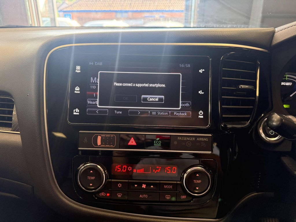 USED 2018 68 MITSUBISHI OUTLANDER 2.4 Outlander 4h PHEV CVT 4WD 5dr SH + 360 CAM + CARPLAY