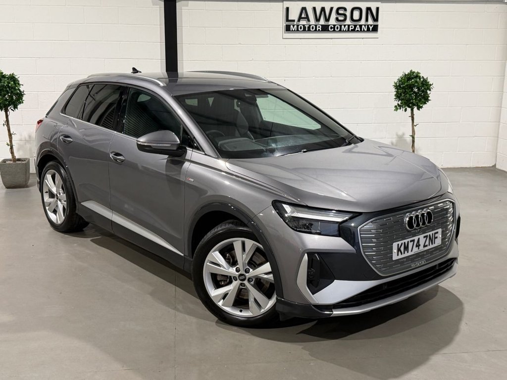 USED 2024 74 AUDI Q4 E-TRON 45 S line SUV 5dr Electric Auto 82kWh (286 ps) 