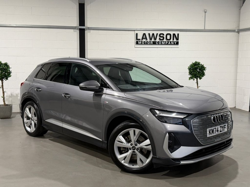 USED 2024 74 AUDI Q4 E-TRON 45 S line SUV 5dr Electric Auto 82kWh (286 ps) 