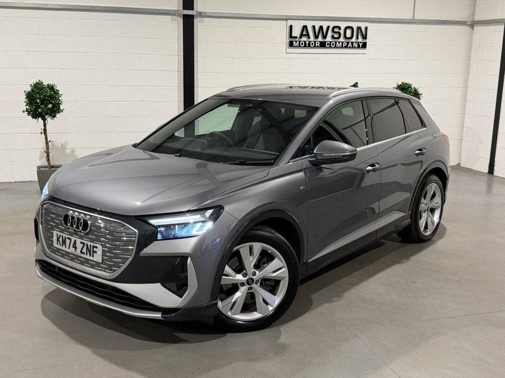 USED 2024 74 AUDI Q4 E-TRON 45 S line SUV 5dr Electric Auto 82kWh (286 ps) 