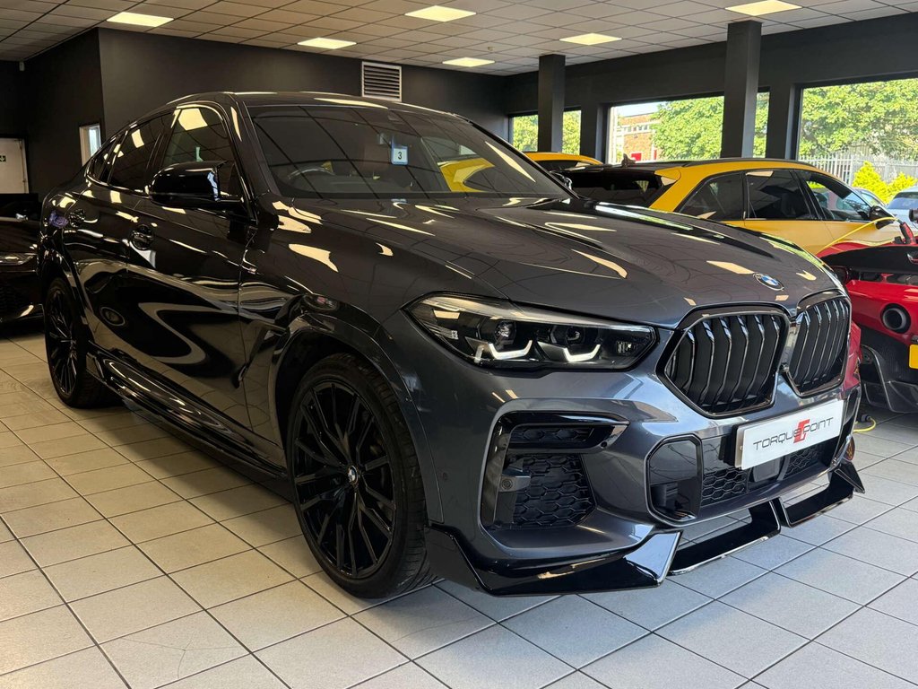 USED 2022 22 BMW X6 3.0 X6 xDrive 30d M Sport MHEV Auto 4WD 5dr FSH + M PERF KIT + REVERSE CAM