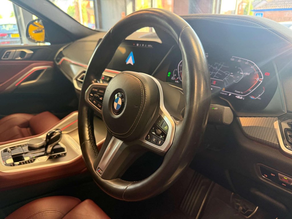 USED 2022 22 BMW X6 3.0 X6 xDrive 30d M Sport MHEV Auto 4WD 5dr FSH + M PERF KIT + REVERSE CAM