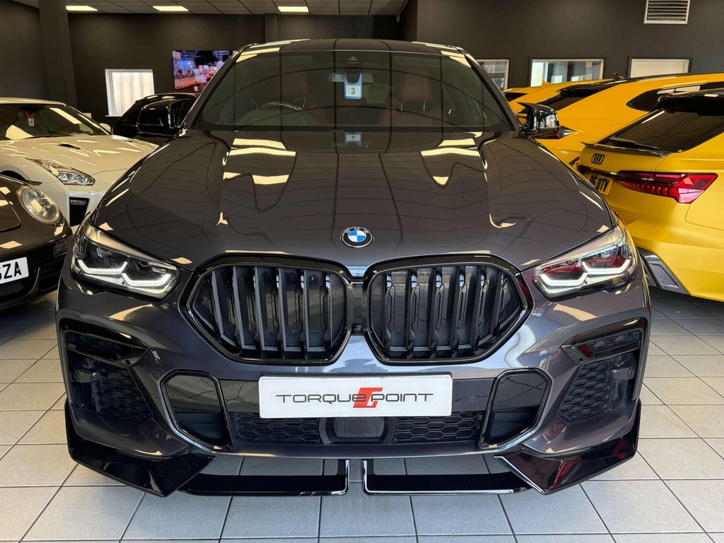 USED 2022 22 BMW X6 3.0 X6 xDrive 30d M Sport MHEV Auto 4WD 5dr FSH + M PERF KIT + REVERSE CAM