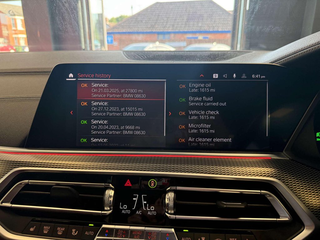 USED 2022 22 BMW X6 3.0 X6 xDrive 30d M Sport MHEV Auto 4WD 5dr FSH + M PERF KIT + REVERSE CAM