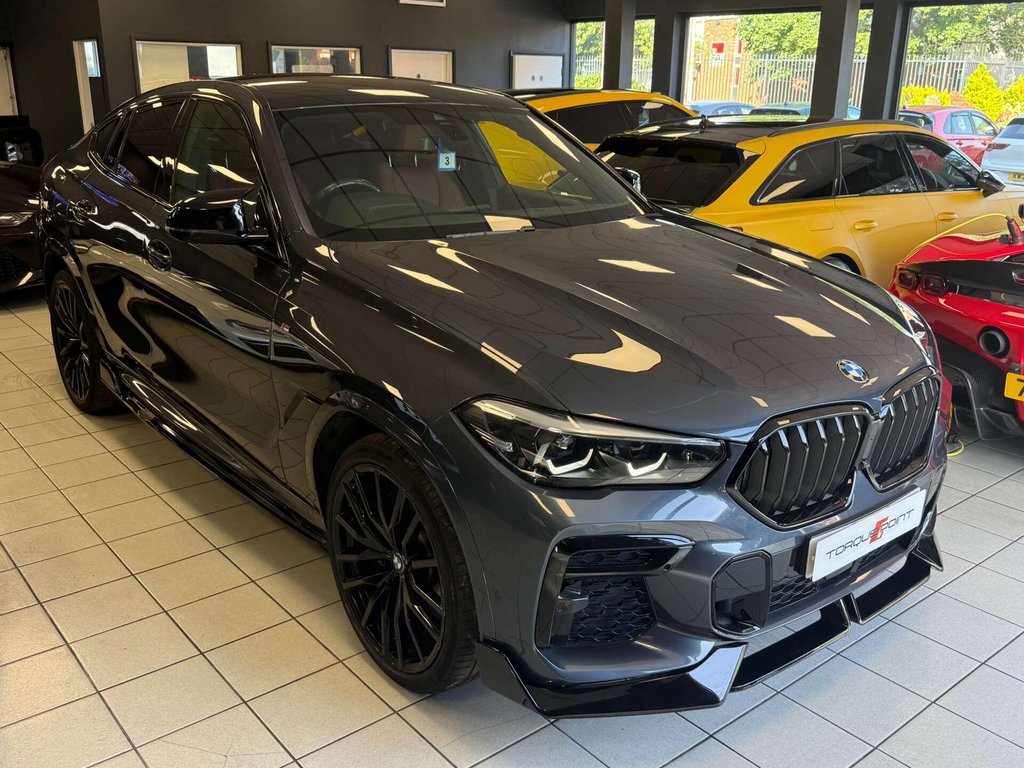 USED 2022 22 BMW X6 3.0 X6 xDrive 30d M Sport MHEV Auto 4WD 5dr FSH + M PERF KIT + REVERSE CAM