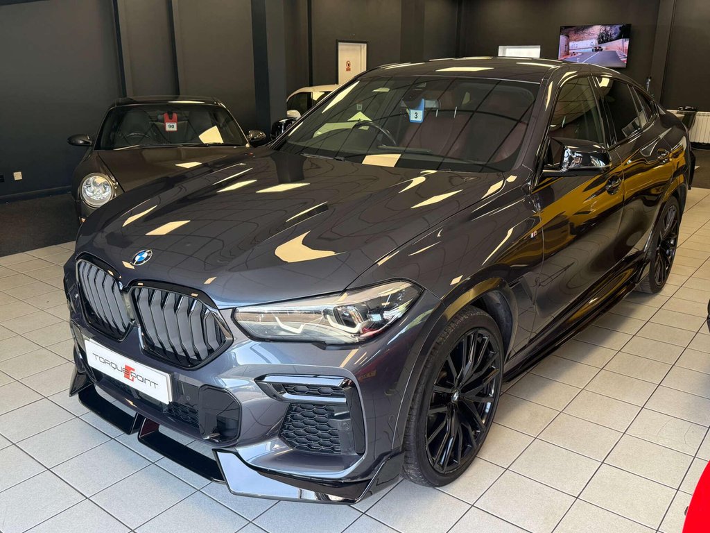 USED 2022 22 BMW X6 3.0 X6 xDrive 30d M Sport MHEV Auto 4WD 5dr FSH + M PERF KIT + REVERSE CAM
