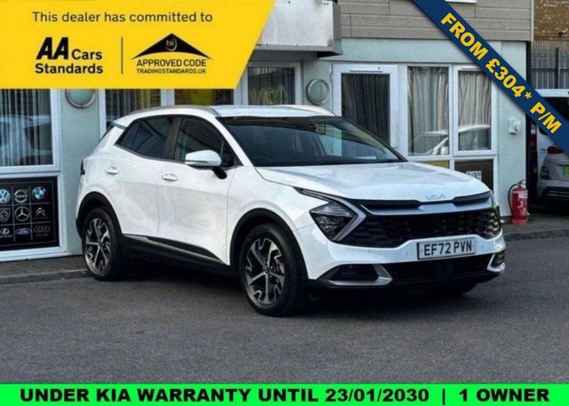 View our Kia Sportage 1.6 T-GDi MHEV 3 SUV 5dr Petrol Hybrid DCT Euro 6 (s/s) (148 bhp)