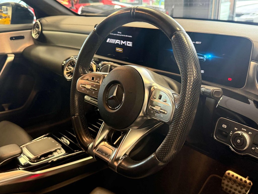 USED 2019 69 MERCEDES-BENZ A-CLASS 2.0 AMG A 35 4Matic Premium Auto 4WD 5dr FSH + AERO KIT + REVERSE CAM
