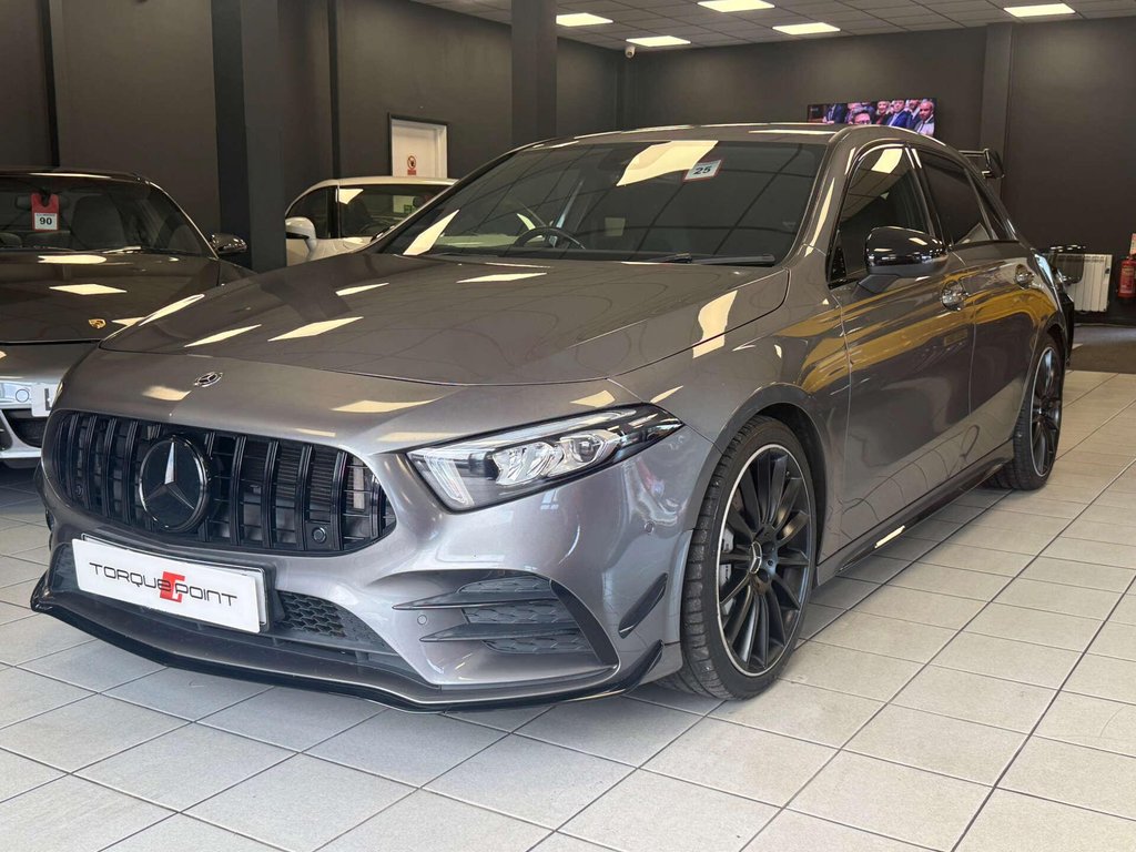 USED 2019 69 MERCEDES-BENZ A-CLASS 2.0 AMG A 35 4Matic Premium Auto 4WD 5dr FSH + AERO KIT + REVERSE CAM