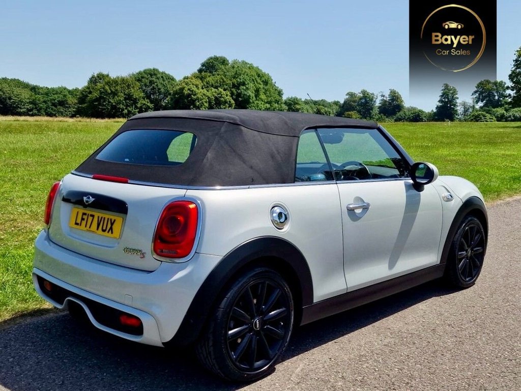 USED 2017 17 MINI CONVERTIBLE 2.0 Cooper S Convertible 2dr Petrol Auto Euro 6 (s/s) (192 ps) FINANCE AVAILABLE
