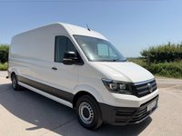 USED 2021 71 VOLKSWAGEN CRAFTER 2.0 TDI CR35 Startline Panel Van 5dr Diesel Manual FWD LWB High Roof Euro 6 (s/s) (140 ps) AIR-CON ~ SINGLE PASSENGER SEAT