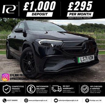 2021 MERCEDES-BENZ EQA EQA 250 66.5kWh AMG Line SUV 5dr Electric Auto (190 ps) &pound;17990.00