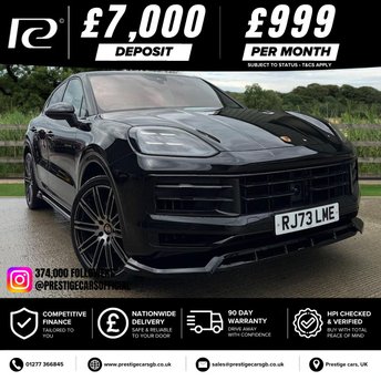 2023 PORSCHE CAYENNE 3.0T V6 Coupe 5dr Petrol TiptronicS 4WD Euro 6 (s/s) (353 ps) &pound;73990.00