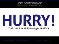 USED 2024 73 JEEP Avenger 1.2 Turbo Altitude+ SUV 5dr Petrol Manual Euro 6 (s/s) (100 ps) ***ONE OWNER & 998 MILES ONLY*** ONE OWNER / ONLY 998 MILES !!!