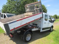 USED 2023 23 FORD TRANSIT 2.0 350 EcoBlue Leader Tipper Double Cab 4dr Diesel Manual RWD L3 Euro 6 (s/s) (130 ps) Dual rear wheels Crew cab tipper , One stop shop Tip