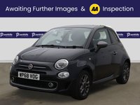 USED 2019 68 FIAT 500 1.2 S Hatchback 3dr Petrol Manual Euro 6 (s/s) (69 bhp) - AA INSPECTED (LOW MILEAGE - BLUETOOTH MEDIA)