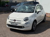 USED 2016 16 FIAT 500C 1.2 ECO Lounge Convertible 2dr Petrol Manual Euro 6 (s/s) (69 bhp) 