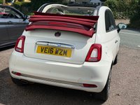 USED 2016 16 FIAT 500C 1.2 ECO Lounge Convertible 2dr Petrol Manual Euro 6 (s/s) (69 bhp) 