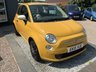 USED 2015 15 FIAT 500 1.2 Colour Therapy Hatchback 3dr Petrol Dualogic Euro 6 (s/s) (69 bhp) 