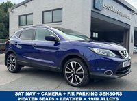 USED 2017 17 NISSAN QASHQAI 1.6 dCi Tekna SUV 5dr Diesel Manual 2WD Euro 6 (s/s) (130 ps) NAV -- CAMERA -- LEATHER -- HEATED SEATS -- SUNROOF -- 19in ALLOYS