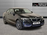 USED 2018 18 BMW 2 SERIES 1.5 218i Sport Coupe 2dr Petrol Manual Euro 6 (s/s) (136 ps) FRONT AND REAR PARKING SENSORS