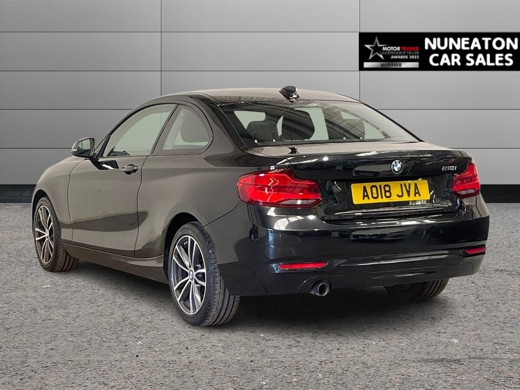 USED 2018 18 BMW 2 SERIES 1.5 218i Sport Coupe 2dr Petrol Manual Euro 6 (s/s) (136 ps) FRONT AND REAR PARKING SENSORS