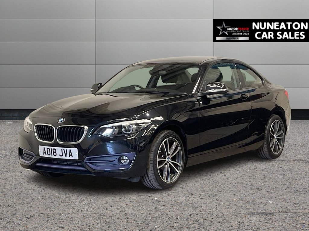 USED 2018 18 BMW 2 SERIES 1.5 218i Sport Coupe 2dr Petrol Manual Euro 6 (s/s) (136 ps) FRONT AND REAR PARKING SENSORS