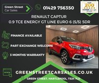 USED 2019 69 RENAULT CAPTUR 0.9 TCe ENERGY GT Line Euro 6 (s/s) 5dr Serviced+MOTd+3 Month Warranty
