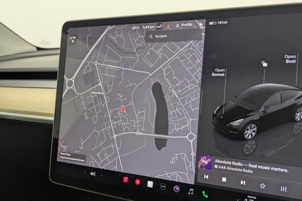 USED 2022 72 TESLA MODEL Y SUV 5dr Electric Auto RWD (346 ps) Pan Roof, Sat Nav, Camera