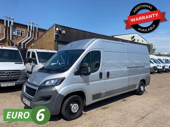 2017 PEUGEOT BOXER 2.0 BLUEHDI PROFESSIONAL 335 L3 H2 LWB 130BHP. EURO 6 ULEZ. 84K MLS. AC. SENSORS. PX. &pound;7990.00